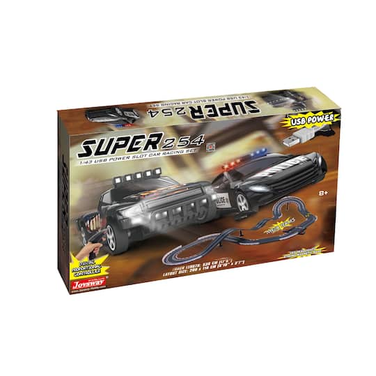 Joysway® Super 254 USB Power Slot Car Racing Set